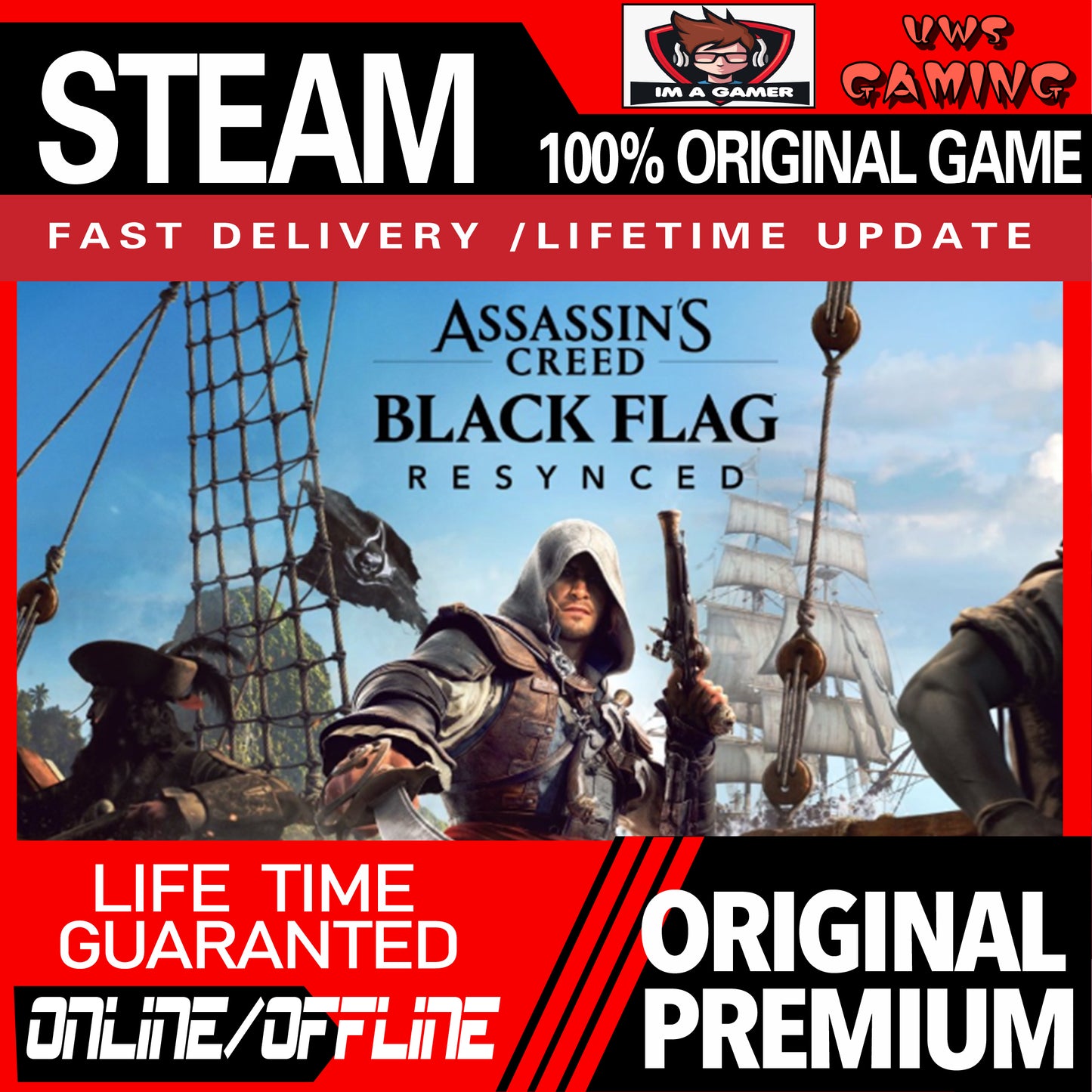 Assassin's Creed Black Flag Resynced Steam