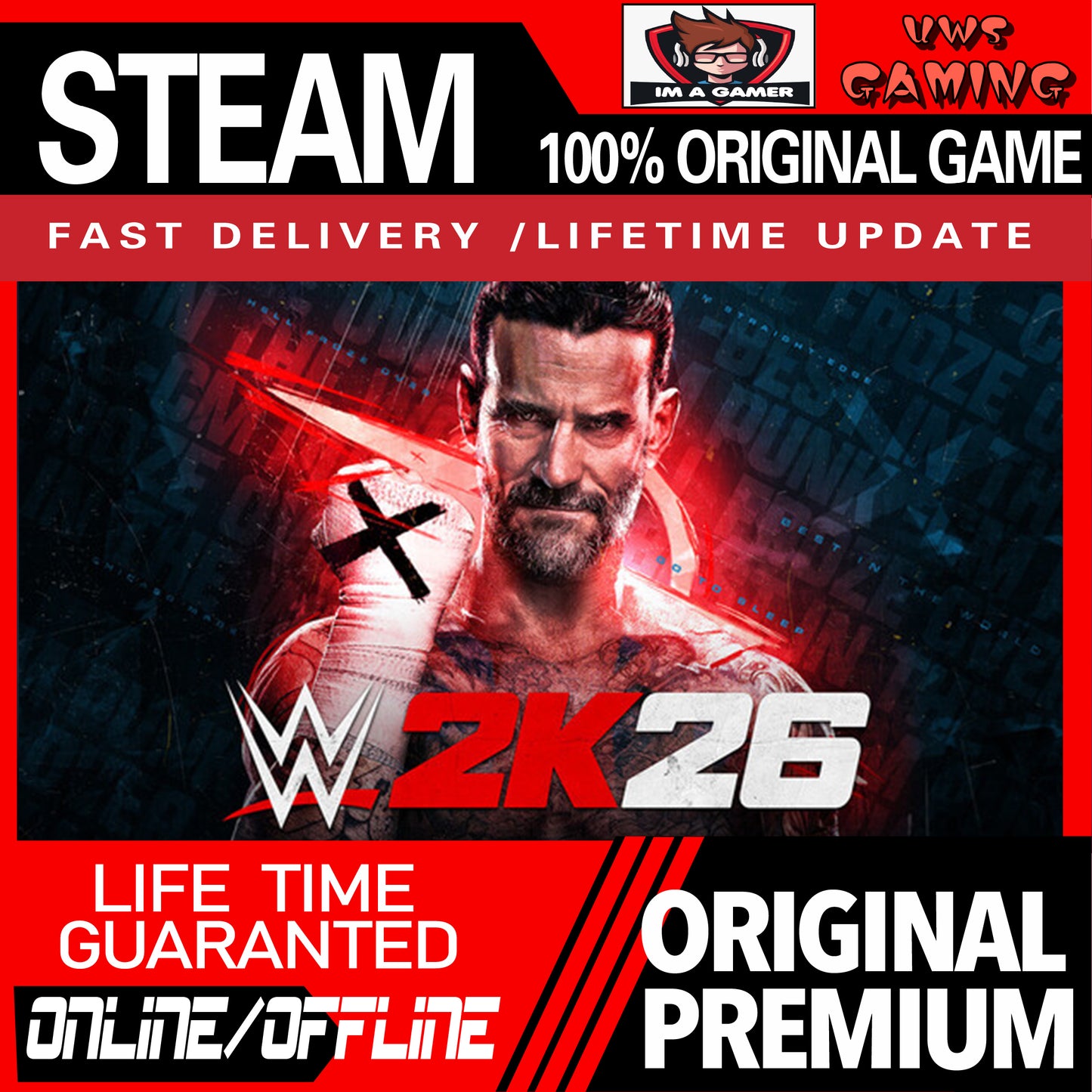 WWE 2K26 Monday Night War (Steam Online & Offline)