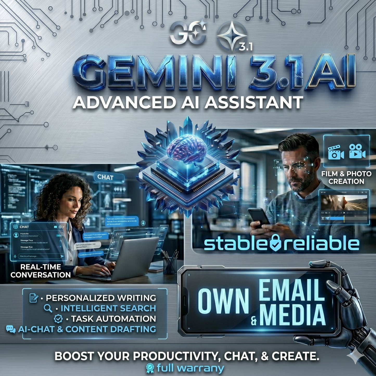 Gemini 3.1 AI Premium Account