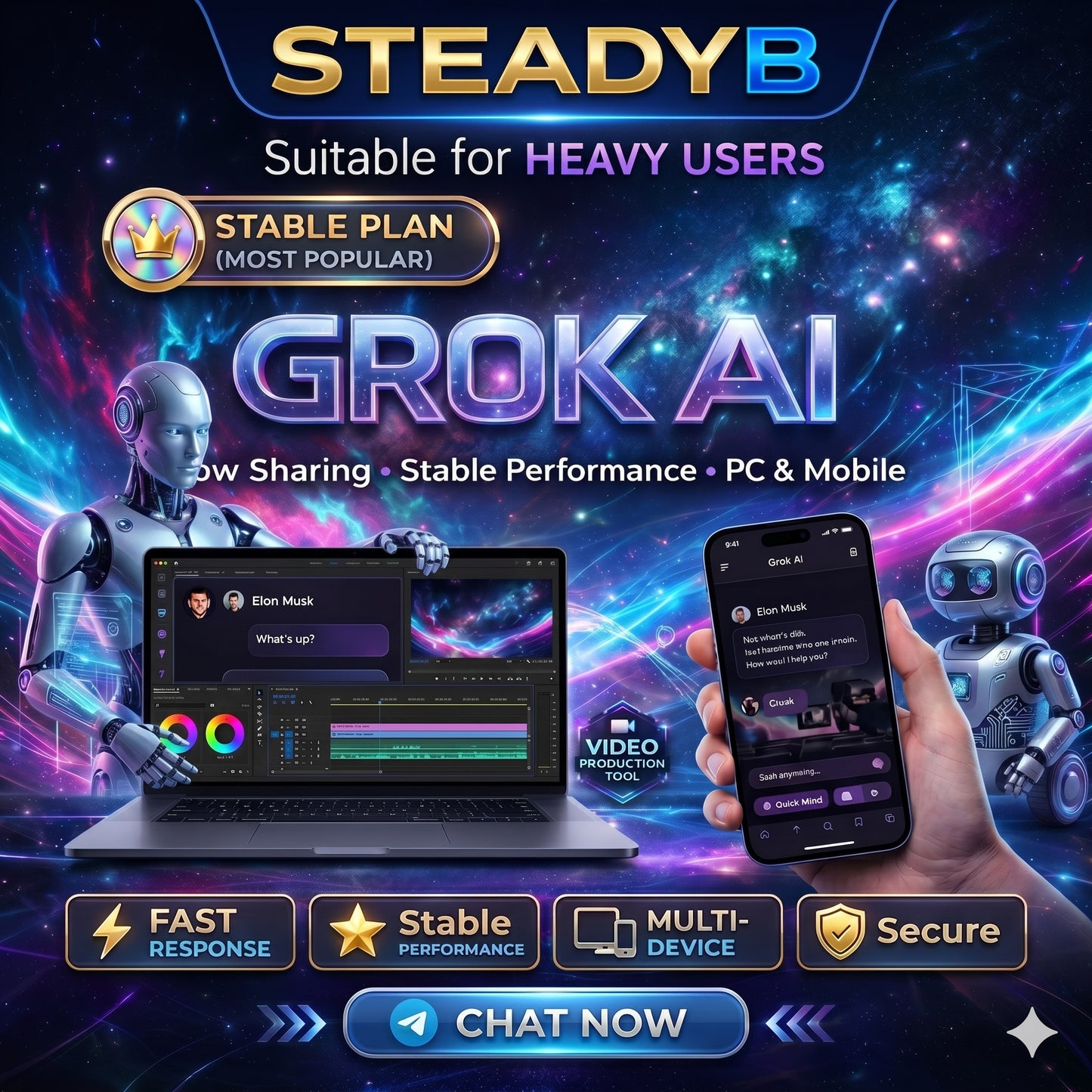 Grok AI Premium Account